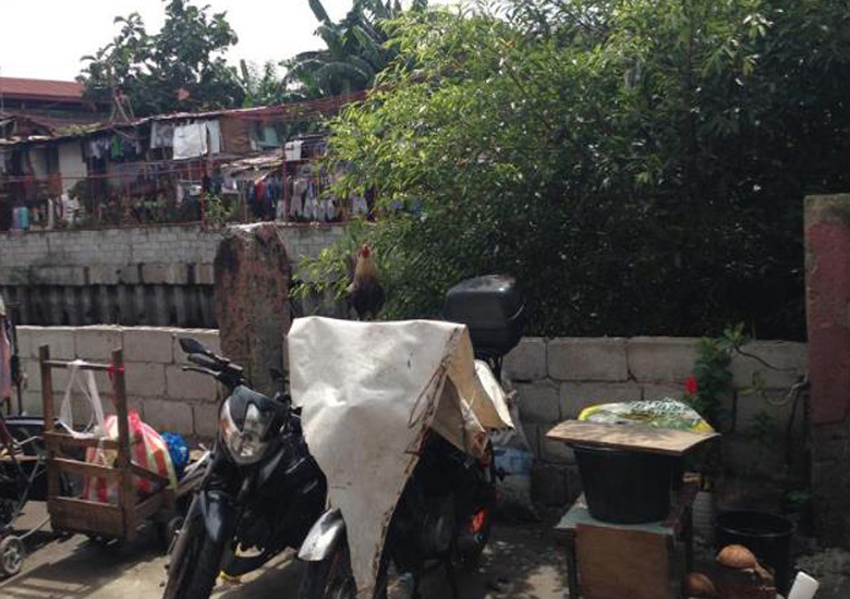 motorcycle and other junks piled along Apeo Cruz Street in Pasay City