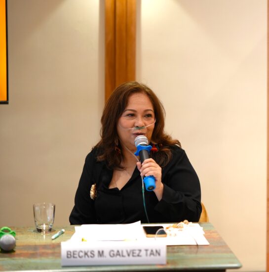 Mrs. Becks Galvez Tan shares her personal Long COVID journey to the audience of "Long COVID Conversations: Inspiring Insights and New Perspectives"