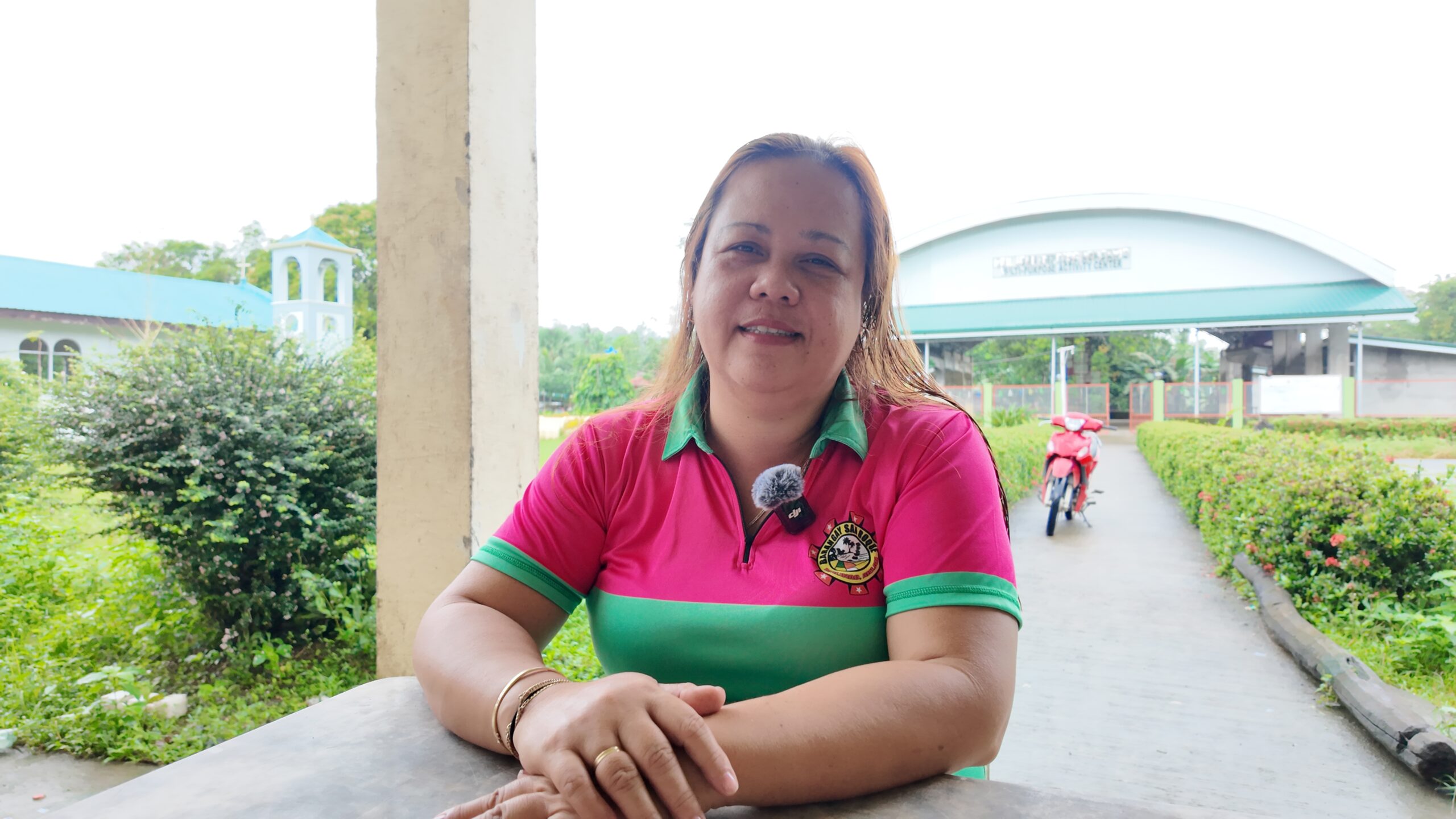 Ms. Molina Icamina, serving as the Barangay Nutrition Scholar in Barangay San Roque, supports the project implementation