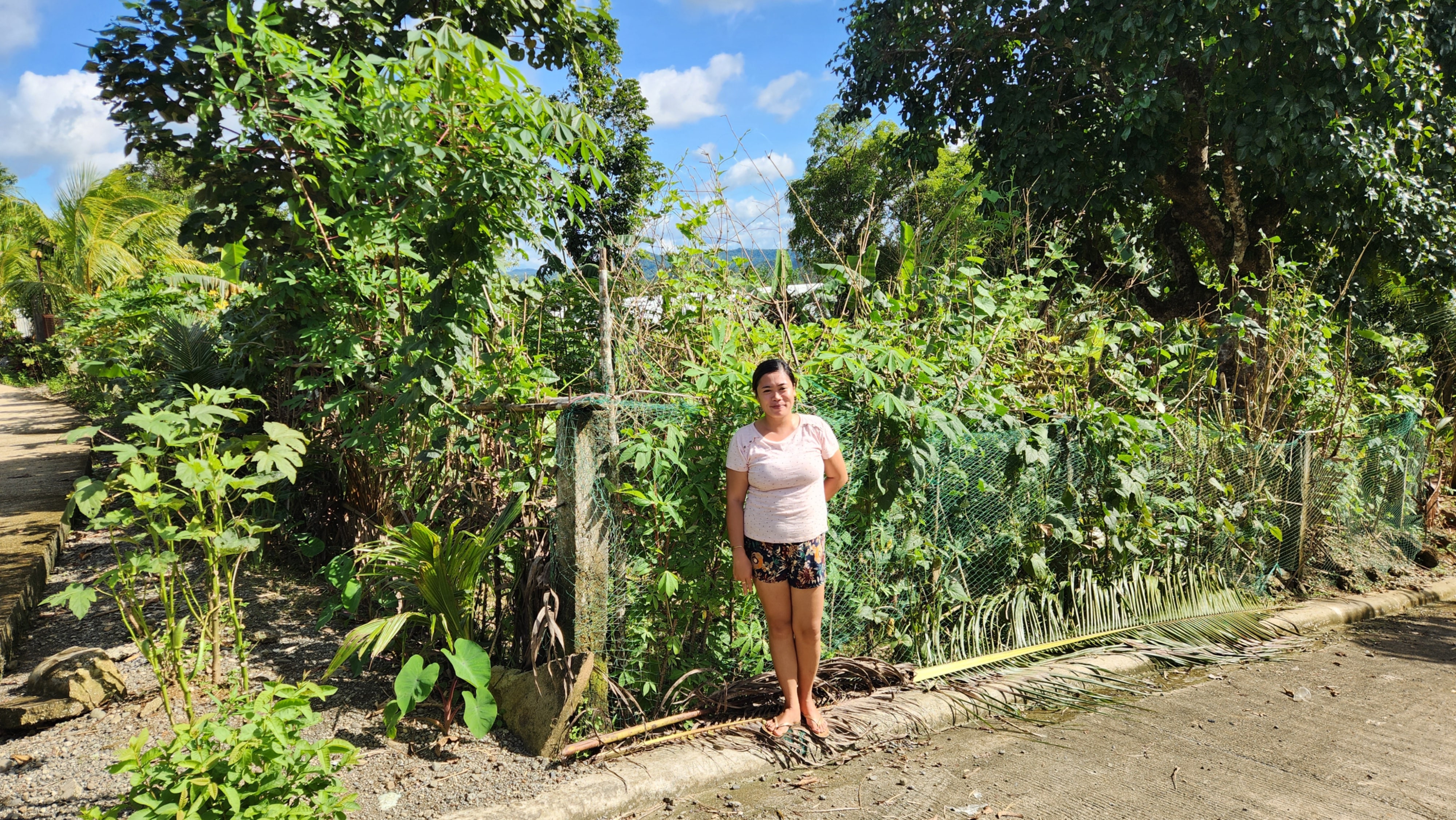 A mother of a Mingo beneficiary from Barangay Bulabud who successfully established and sustained a nutrition garden, contributing to healthier meals for her family